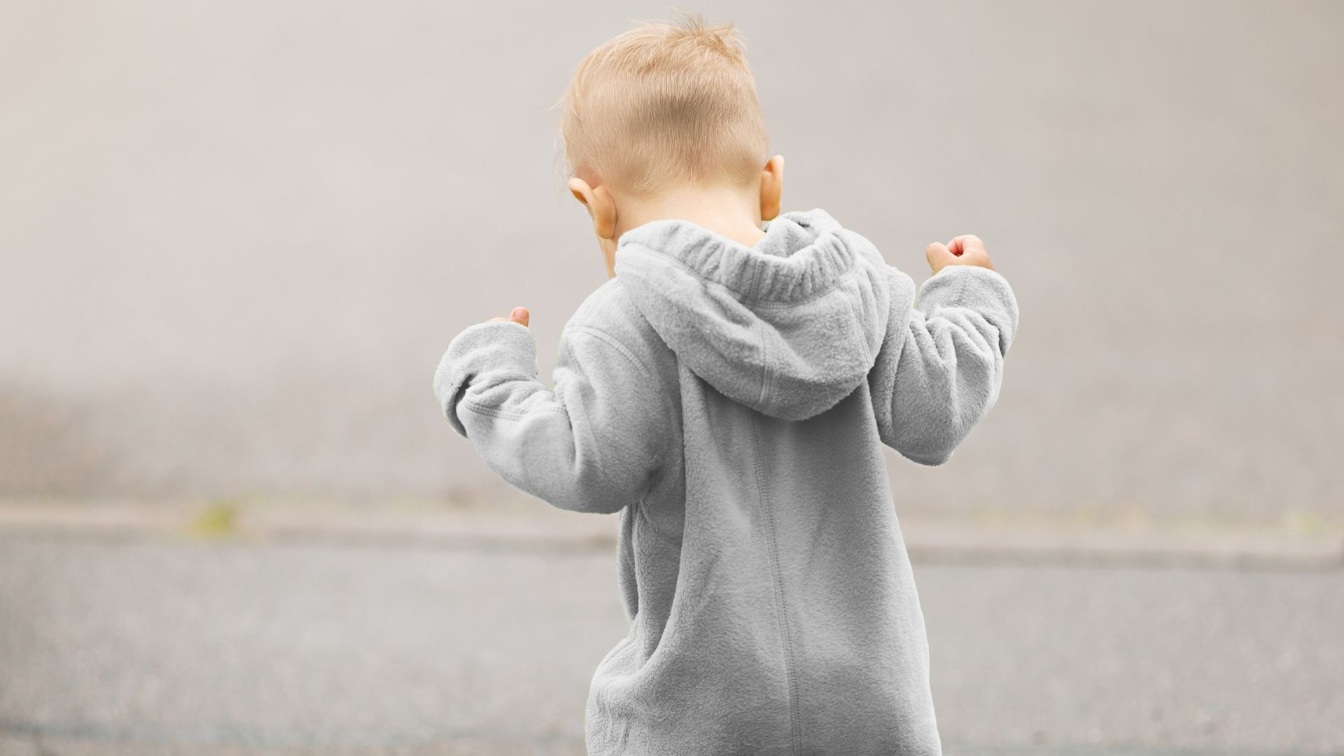 Overall aus Biobaumwolle und Fleece