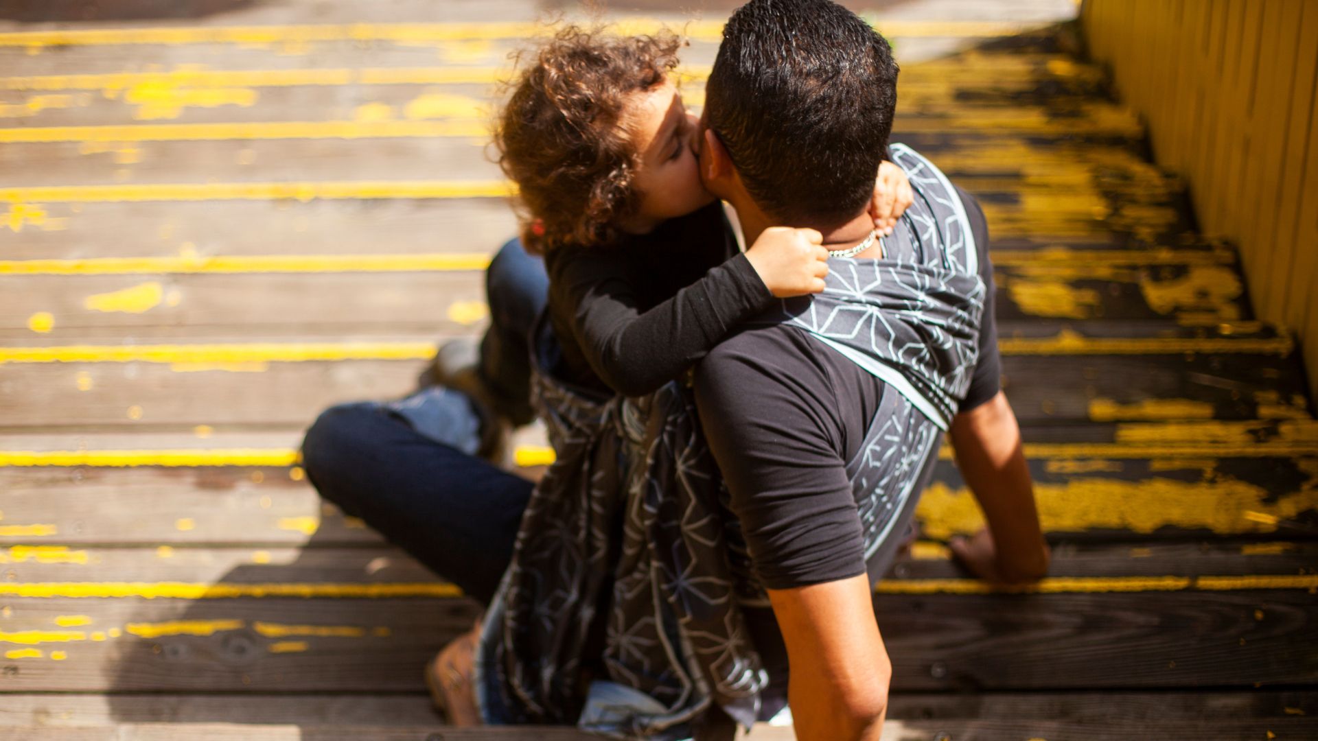 Gewebtes Baby Tragetuch