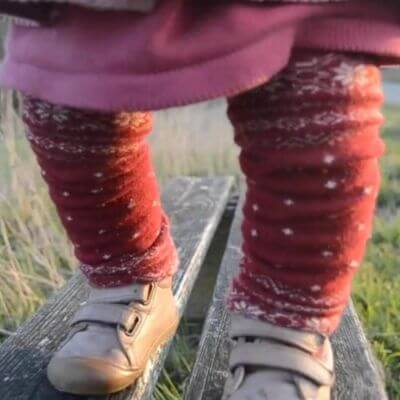 Babystulpen für warme Beine